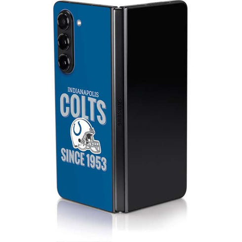 NFL Indianapolis Colts Helmet Galaxy Z Fold5 5G Skin
